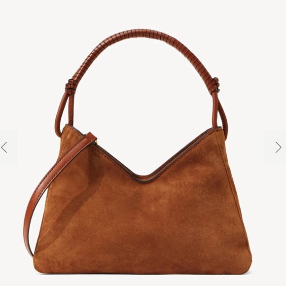 STAUD Handbags - Staud Valerie Bag - Tan Suede